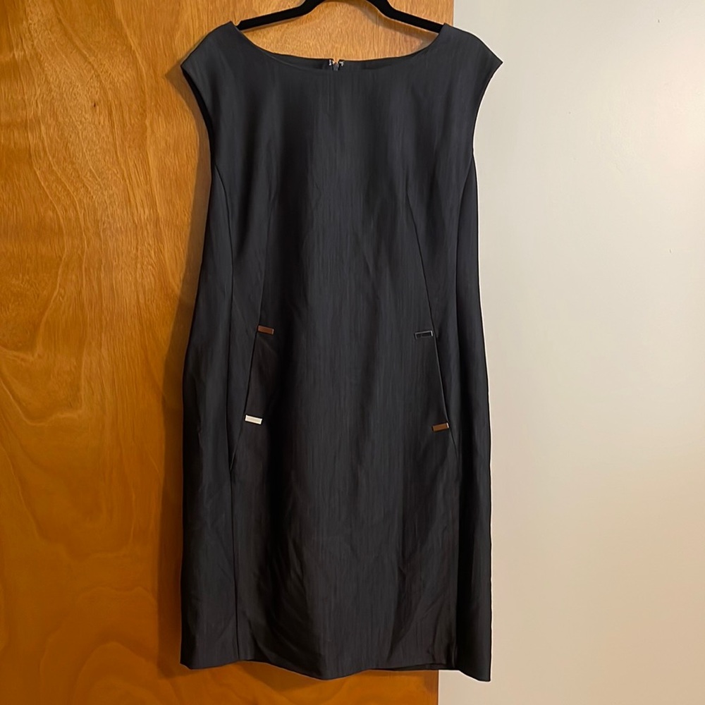 NWT Calvin Klein Charcoal Dress